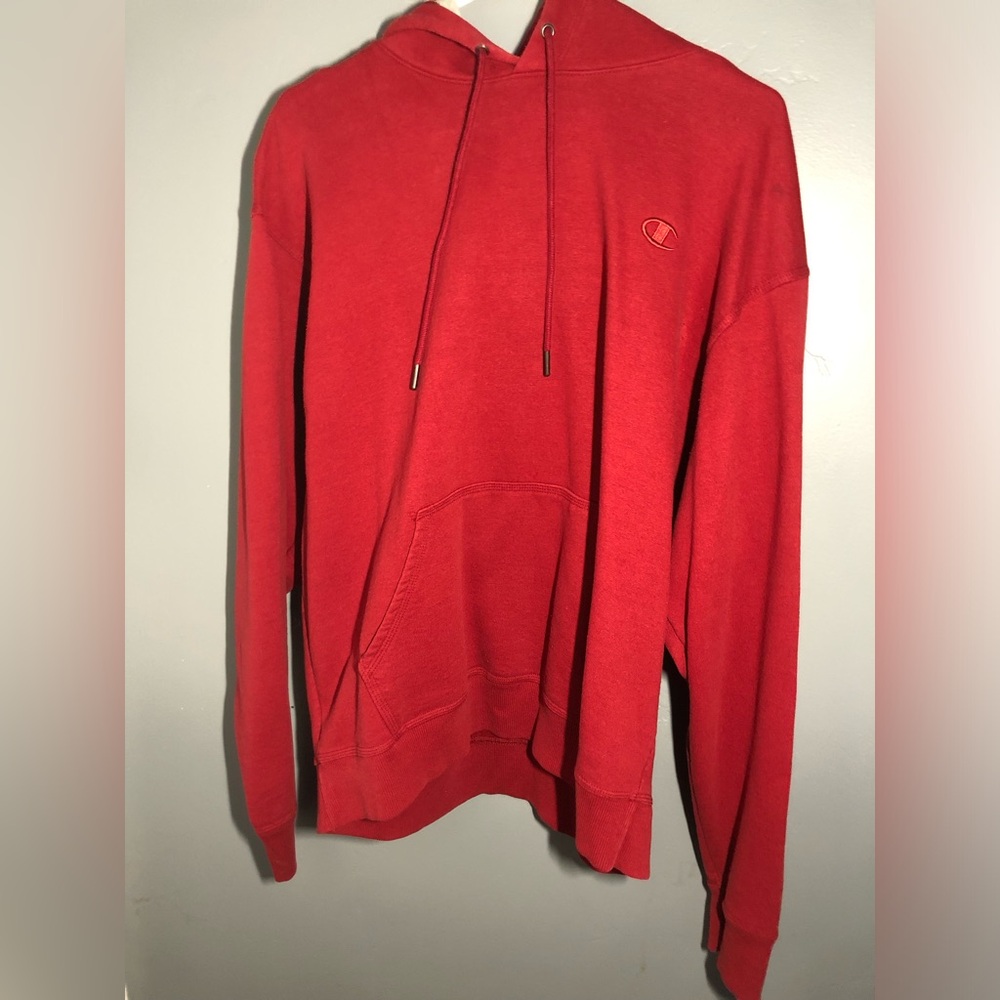 Red Champion Large Hoodie